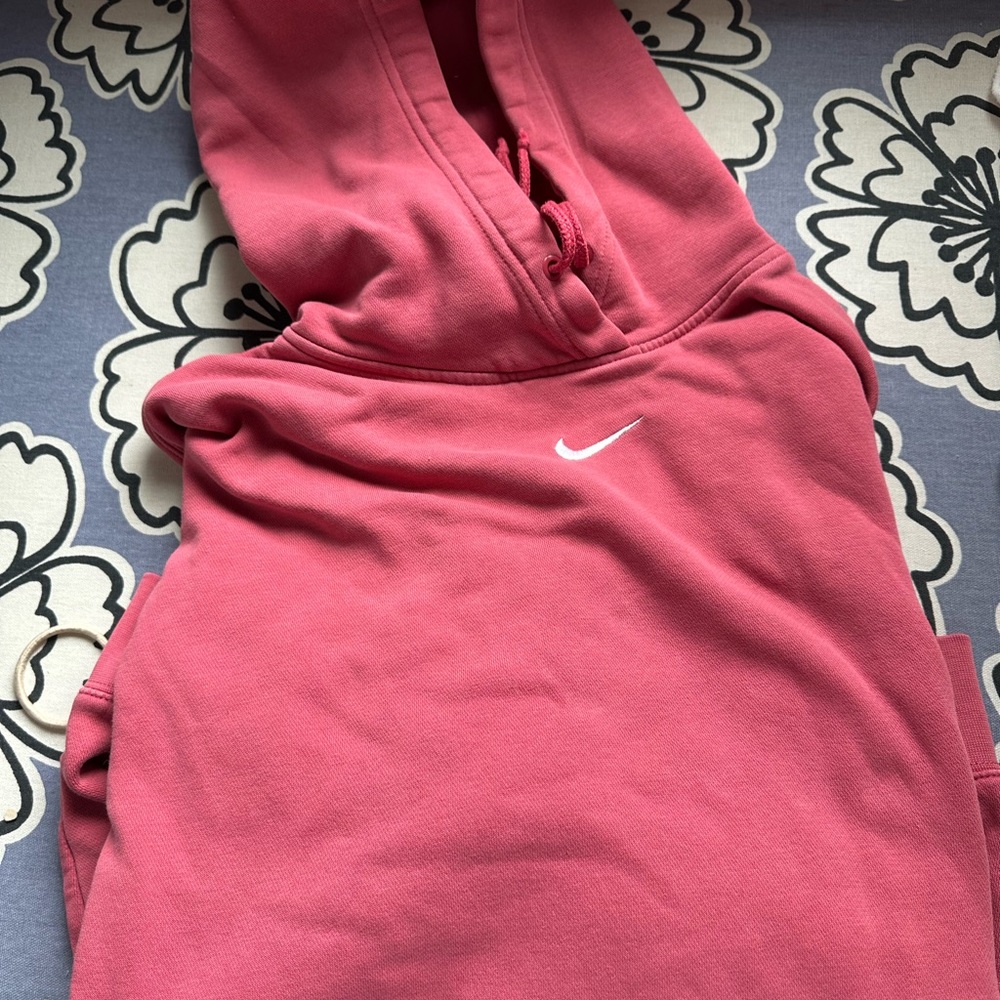 Nike Center Swoosh Pink Hoodie
